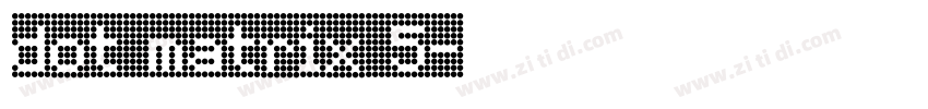 dot matrix 5字体转换